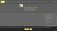 Desktop Screenshot of couralis-materiel-boulangerie-patisserie.fr